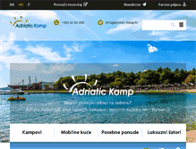 Tablet Screenshot of adriatic-kamp.hr